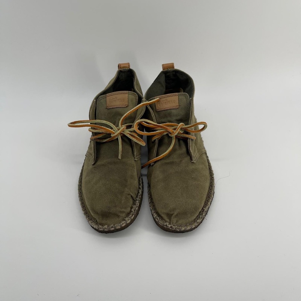 Clarks Originals Mens Canvas Desert Boot Olive Green Chukka 26069968 Size 8.5 M